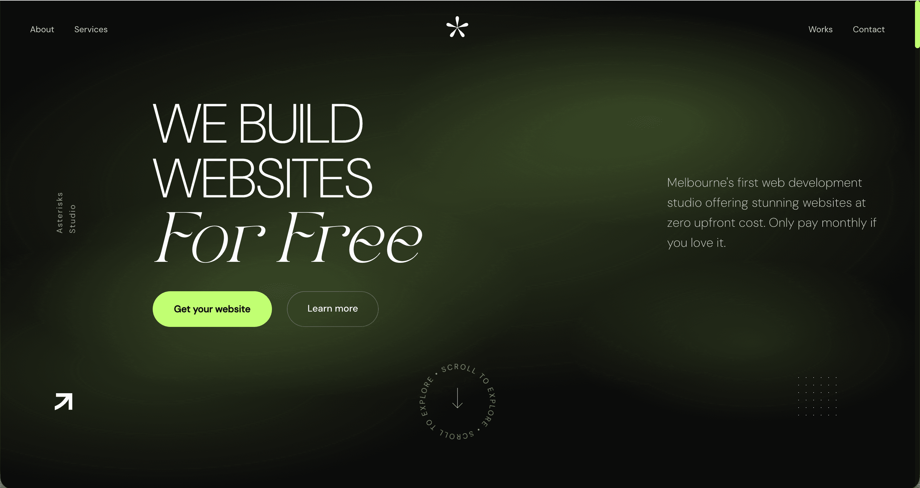 Refreshed website example 8