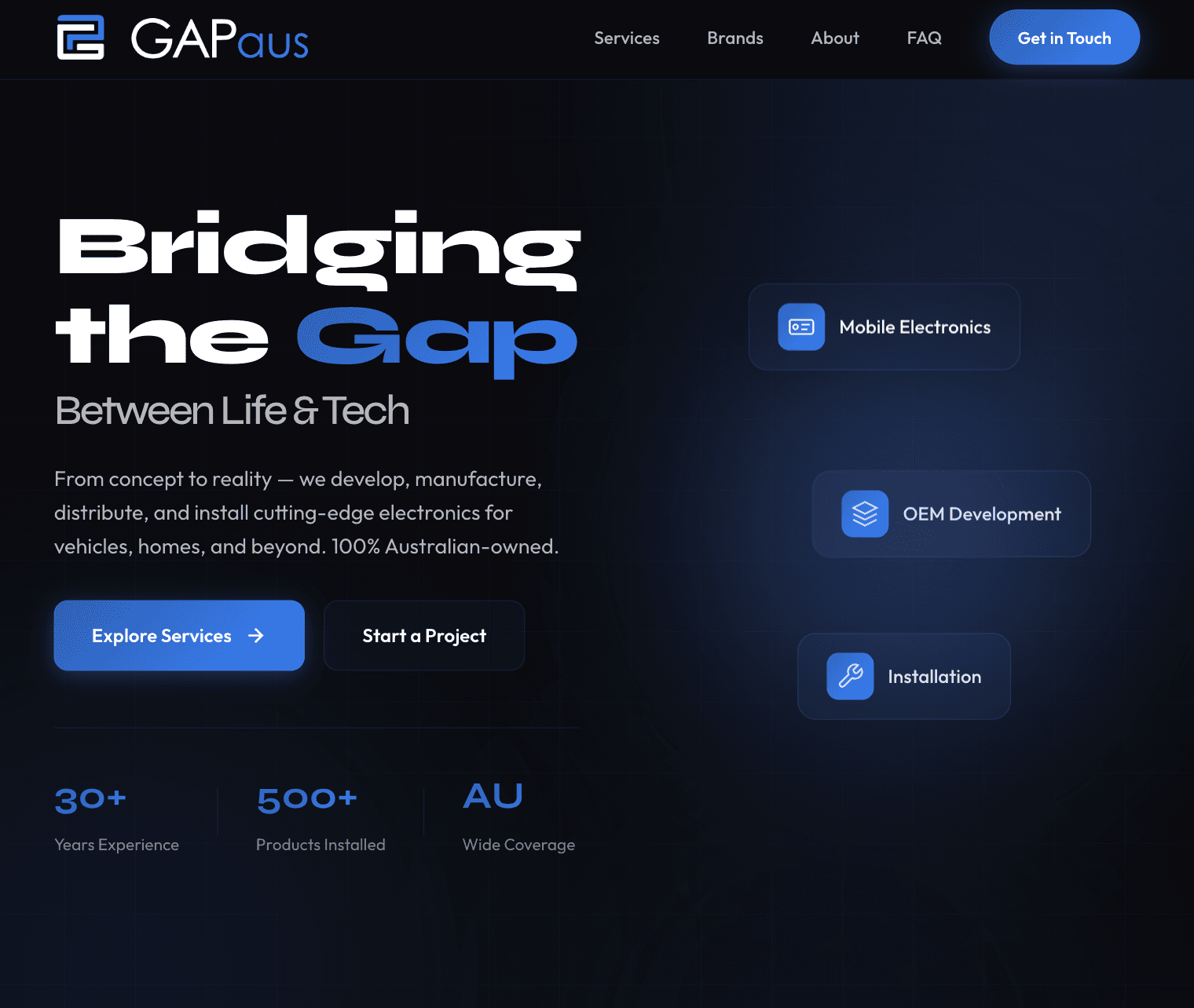 Refreshed website example 9