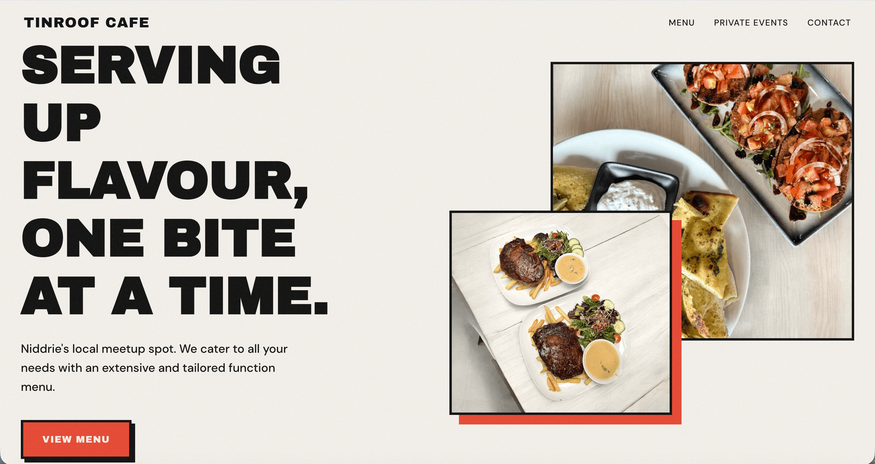 Refreshed website example 1